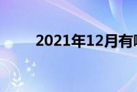 2021年12月有哪些最美好的日子？