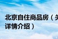 北京自住商品房（关于北京自住商品房的基本详情介绍）