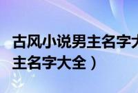 古风小说男主名字大全霸气十足（古风小说男主名字大全）