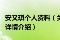 安又琪个人资料（关于安又琪个人资料的基本详情介绍）