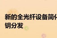 新的全光纤设备简化了基于自由空间的量子密钥分发