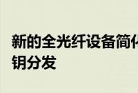 新的全光纤设备简化了基于自由空间的量子密钥分发