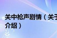 关中枪声剧情（关于关中枪声剧情的基本详情介绍）