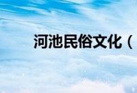 河池民俗文化（广西河池民俗文化）