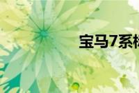 宝马7系标准功能如何