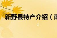 新野县特产介绍（南阳市新野县特产大全）