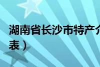 湖南省长沙市特产介绍（湖南省长沙市特产列表）