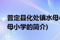 普定县化处镇水母小学(关于普定县化处镇水母小学的简介)