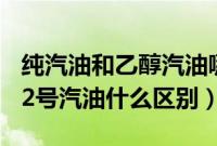 纯汽油和乙醇汽油哪个好（92号乙醇汽油跟92号汽油什么区别）