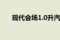 现代会场1.0升汽油手动性能数据显示