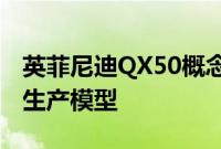 英菲尼迪QX50概念车使用可变压缩引擎预览生产模型