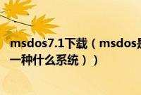 msdos7.1下载（msdos是基于什么的操作系统（msdos是一种什么系统））