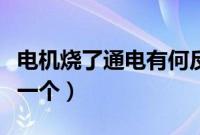 电机烧了通电有何反应（电动车换电机多少钱一个）