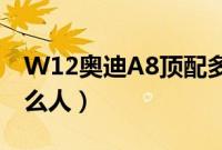 W12奥迪A8顶配多少钱（开奥迪A8L都是什么人）