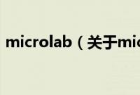 microlab（关于microlab的基本详情介绍）