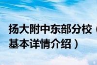 扬大附中东部分校（关于扬大附中东部分校的基本详情介绍）