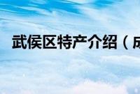 武侯区特产介绍（成都市武侯区特产大全）