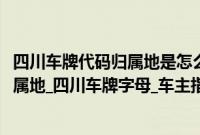 四川车牌代码归属地是怎么排的（四川车牌代码_四川车牌归属地_四川车牌字母_车主指南）