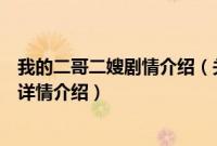 我的二哥二嫂剧情介绍（关于我的二哥二嫂剧情介绍的基本详情介绍）