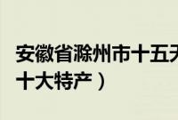 安徽省滁州市十五天天气预报（安徽省滁州市十大特产）