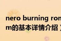 nero burning rom（关于nero burning rom的基本详情介绍）