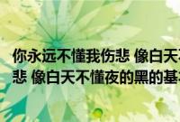 你永远不懂我伤悲 像白天不懂夜的黑（关于你永远不懂我伤悲 像白天不懂夜的黑的基本详情介绍）