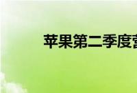 苹果第二季度营收下滑 利润下滑