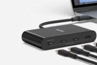 Belkin 的新集线器通过四个 USB-C 端口提供 100W 功率传输和数据传输