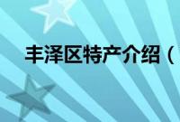 丰泽区特产介绍（泉州丰泽区特产大全）