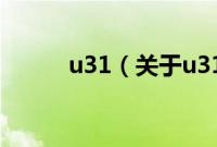 u31（关于u31的基本详情介绍）