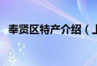 奉贤区特产介绍（上海市奉贤区特产大全）