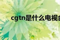 cgtn是什么电视台（给大家介绍一下）