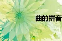 曲的拼音（曲的造句）