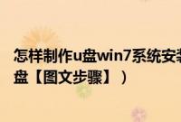 怎样制作u盘win7系统安装盘（如何制作U盘win7系统安装盘【图文步骤】）