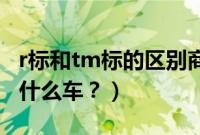 r标和tm标的区别商标是什么（商标是匹马是什么车？）