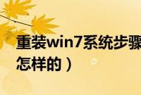 重装win7系统步骤（wind7系统重装步骤是怎样的）