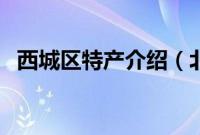 西城区特产介绍（北京市西城区特产大全）