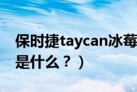 保时捷taycan冰莓粉（保时捷taycan中文名是什么？）