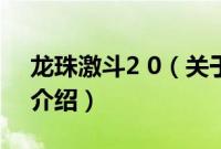 龙珠激斗2 0（关于龙珠激斗2 0的基本详情介绍）