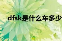 dfsk是什么车多少钱（dfsk是什么车？）