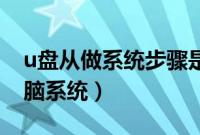 u盘从做系统步骤是什么（怎么用U盘从做电脑系统）