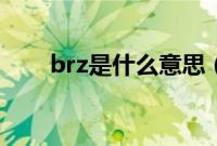 brz是什么意思（brz是什么意思？）