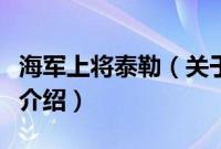 海军上将泰勒（关于海军上将泰勒的基本详情介绍）