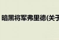 暗黑将军弗里德(关于暗黑将军弗里德的简介)