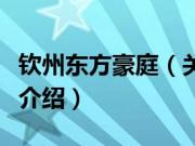 钦州东方豪庭（关于钦州东方豪庭的基本详情介绍）