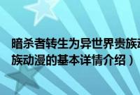 暗杀者转生为异世界贵族动漫（关于暗杀者转生为异世界贵族动漫的基本详情介绍）