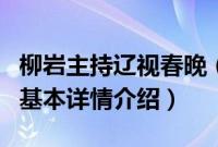 柳岩主持辽视春晚（关于柳岩主持辽视春晚的基本详情介绍）