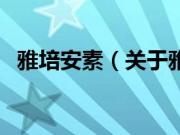 雅培安素（关于雅培安素的基本详情介绍）