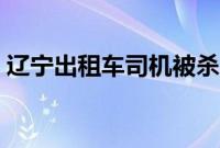 辽宁出租车司机被杀案（辽宣判拉拽司机案）