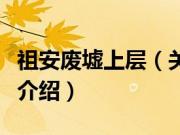 祖安废墟上层（关于祖安废墟上层的基本详情介绍）